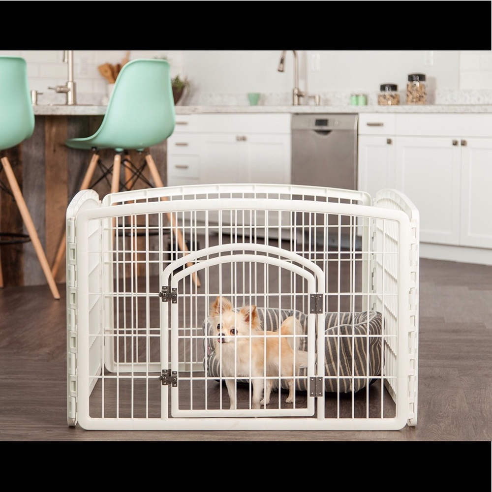 Iris 4 Panel Plastic Exercise Dog Playpen🐾🐾🐾🐾
